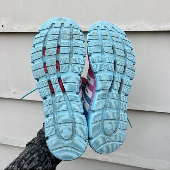 Adidas Women's ClimaCool Crazy Running Shoes Solar Blue/White/Pink C76437 Size 9 - Picture 6 of 9
